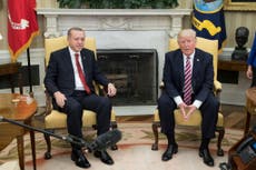 Erdogan and Trump clash over role of Kurds in fight against Isis 