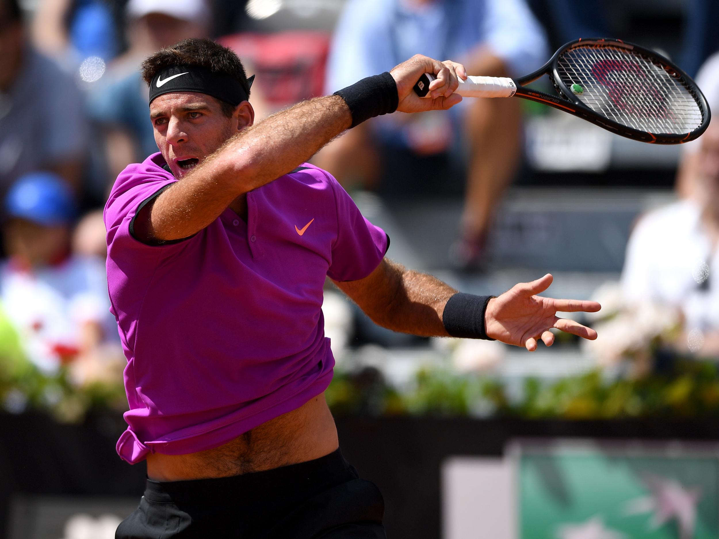 The Argentine is determined to remain fit for Roland-Garros
