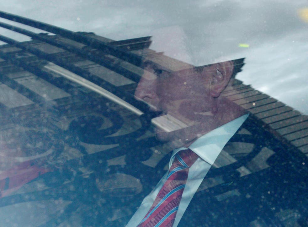 Enda Kenny leaves Government buildings in Dublin after resigning as party leader