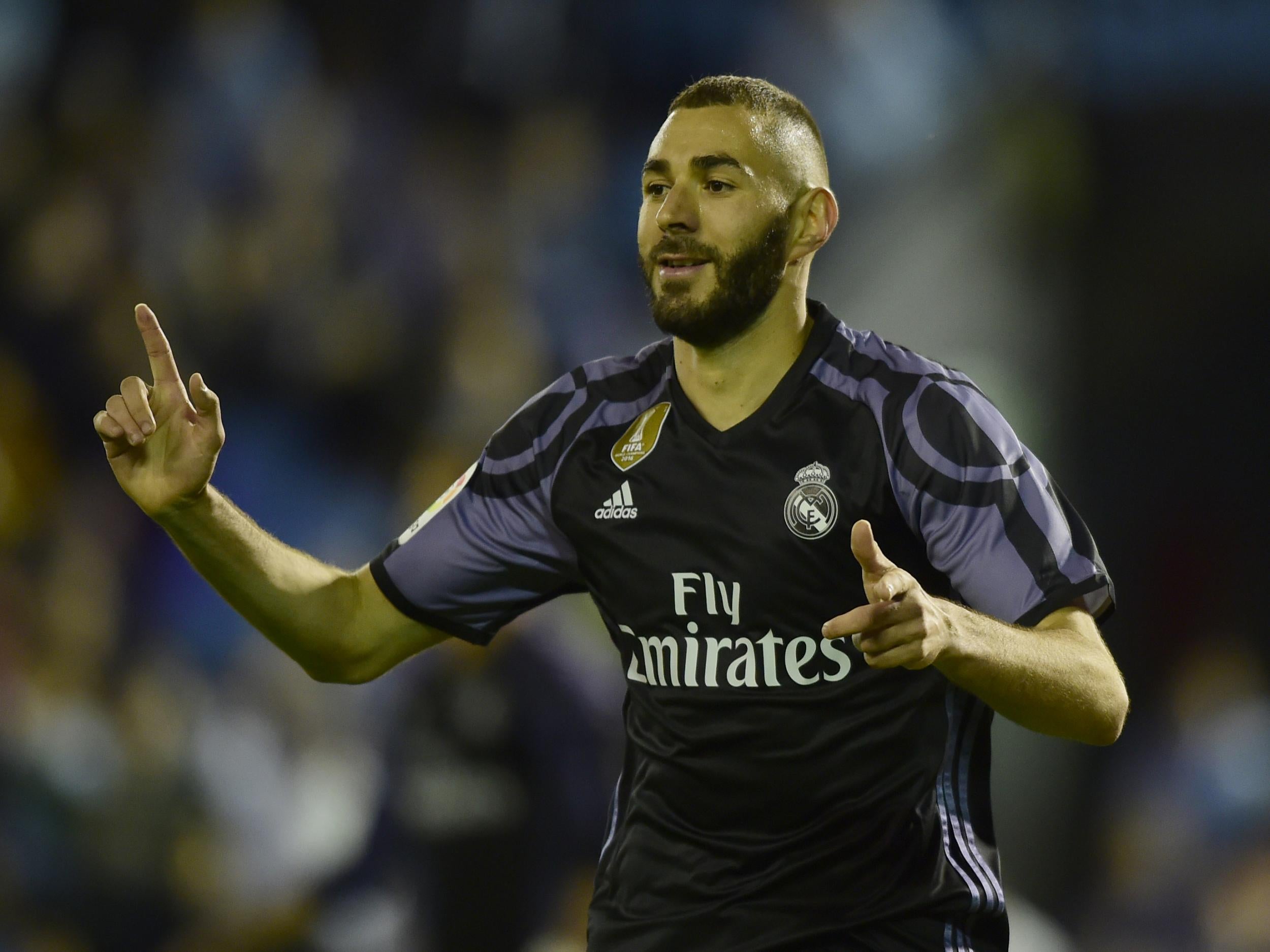 Celta struggled to cope with Benzema up front