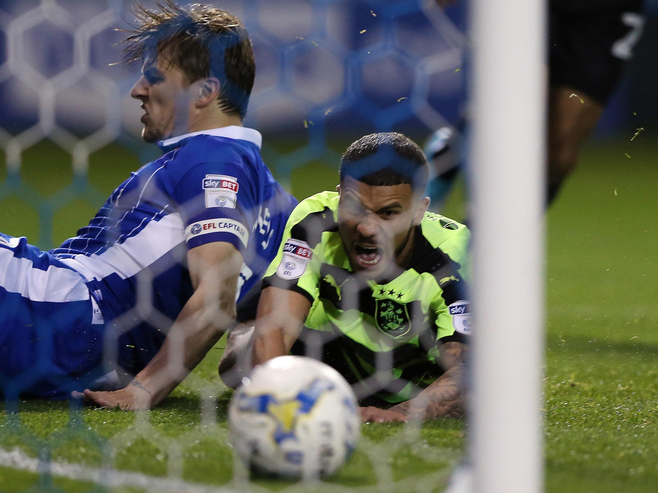 Wells bundled the ball in for the away team