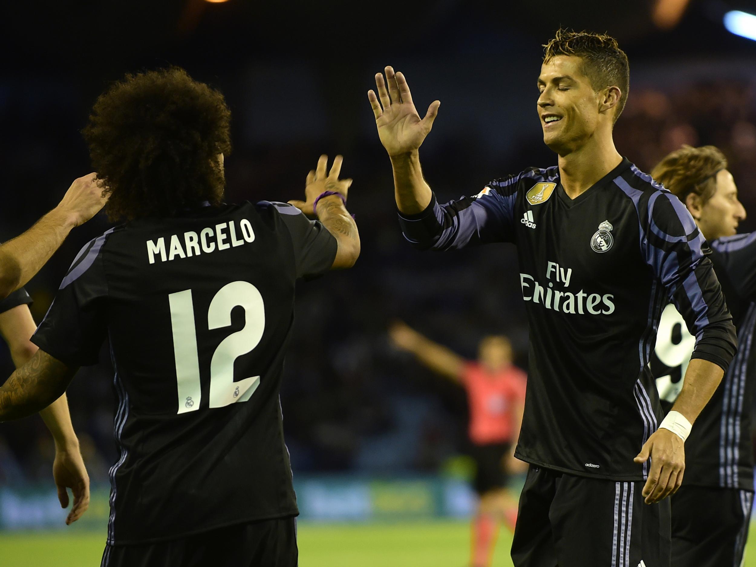 Ronaldo scored twice in the routine 4-1 victory