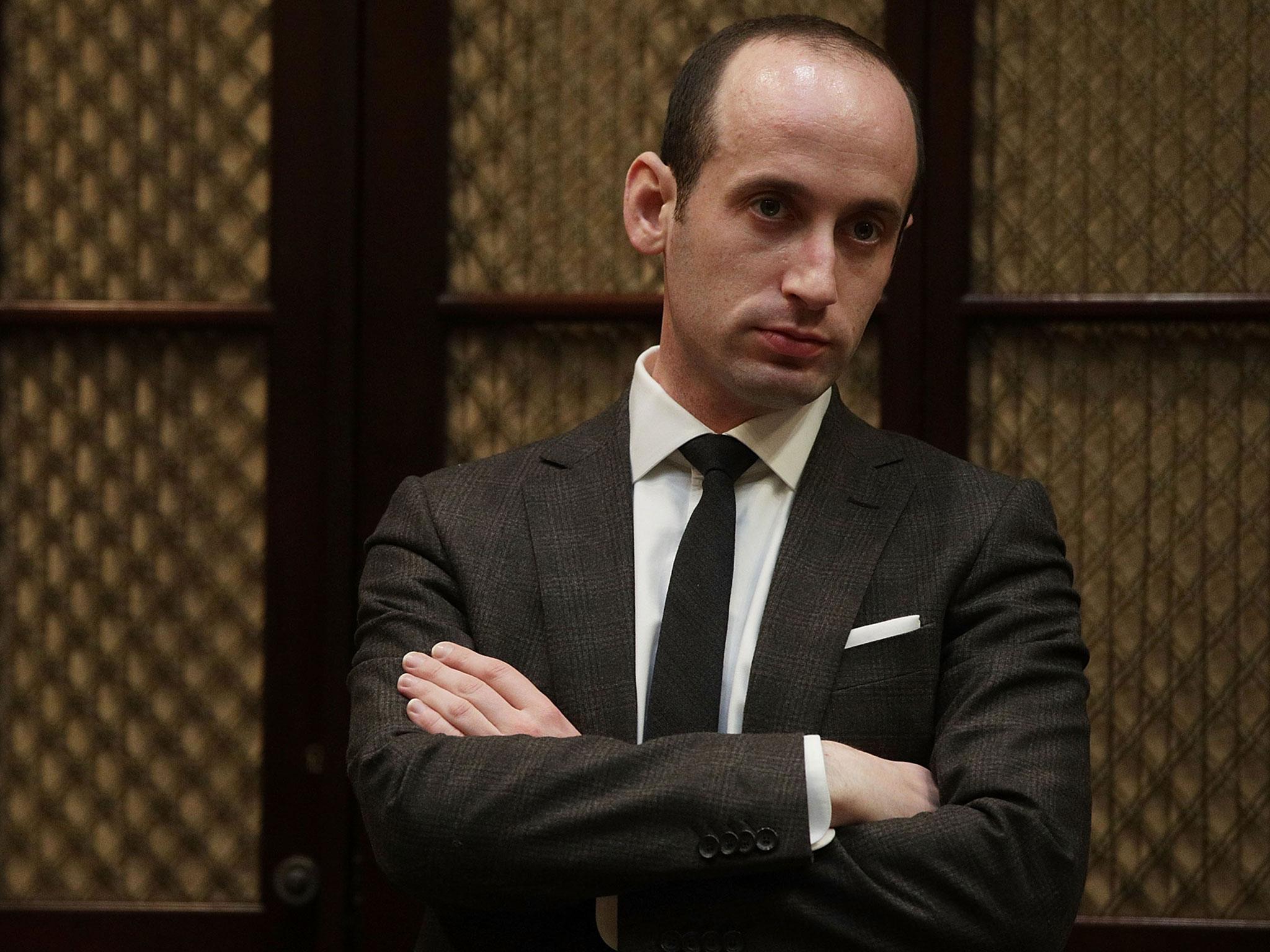 Mr Miller played a key role in drafting the Trump administration's ban on people from seven Muslim-majority countries - which was denounced as a ban on Muslims