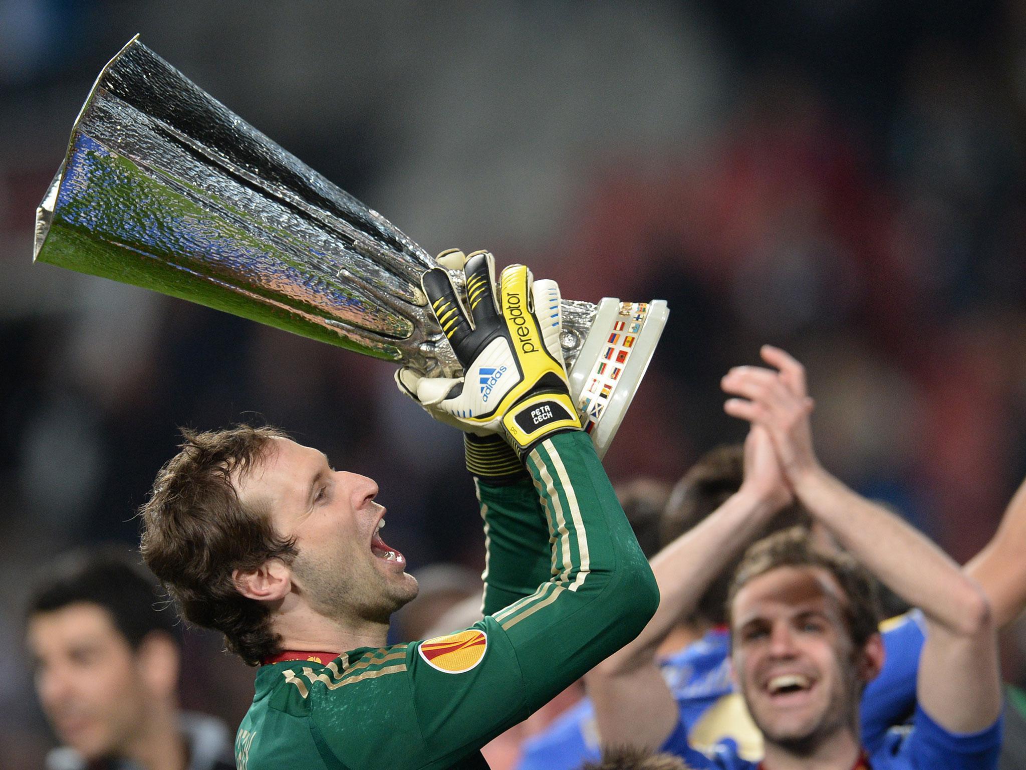 Petr Cech won the Europa League with Chelsea in 2013