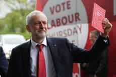 Jeremy Corbyn gains on Conservatives in new usually unfavourable poll