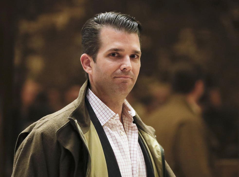 Donald Trump Jr later backtracked on the interpretation he had given any implication the contents of Mr Comey's memo are true