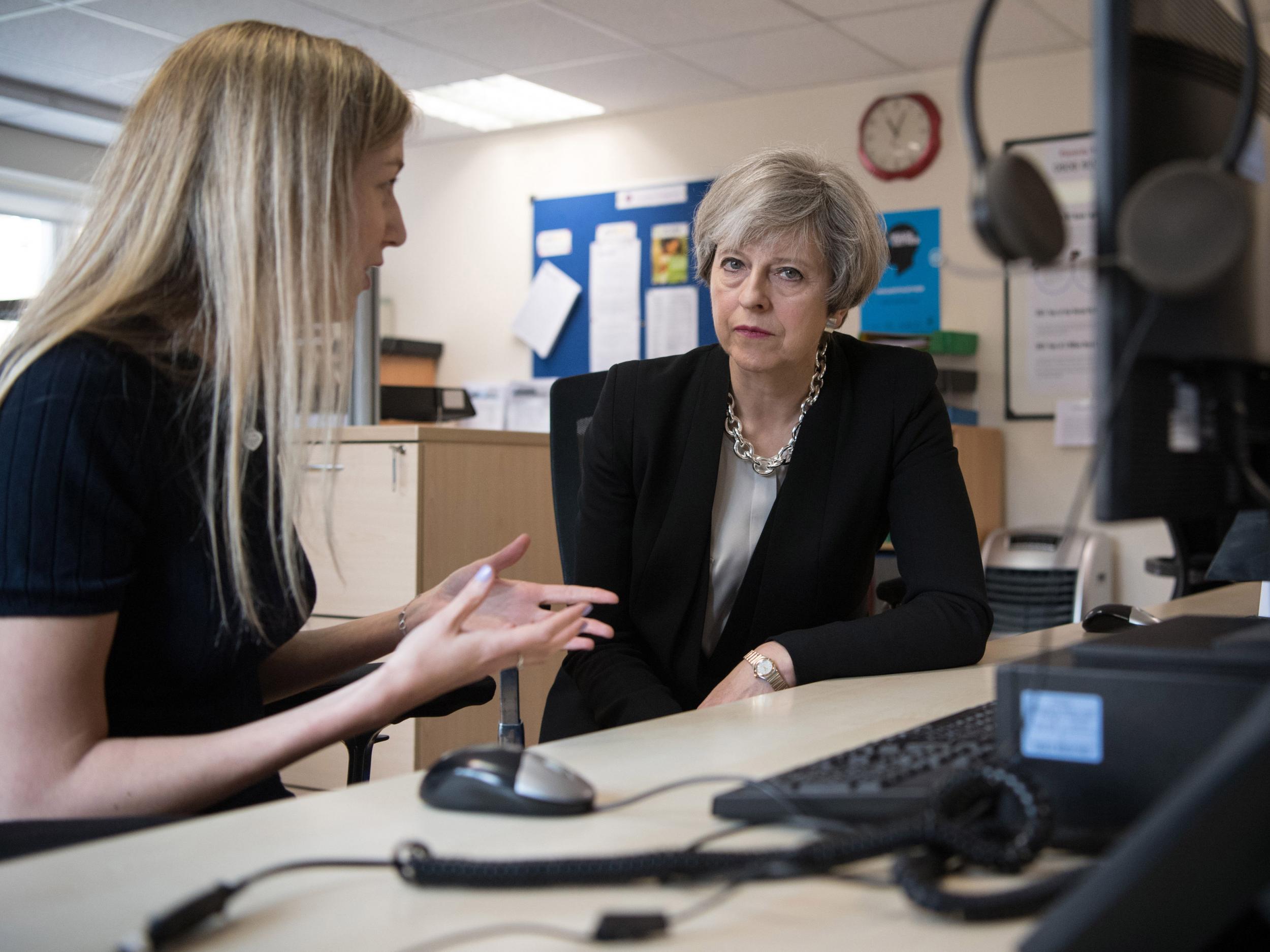 Theresa May spoke to helpline advisers at Young Minds to get to the bottom of the mental health crisis, but missed a crucial point