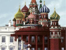 Time cover shows Washington transforming into Moscow