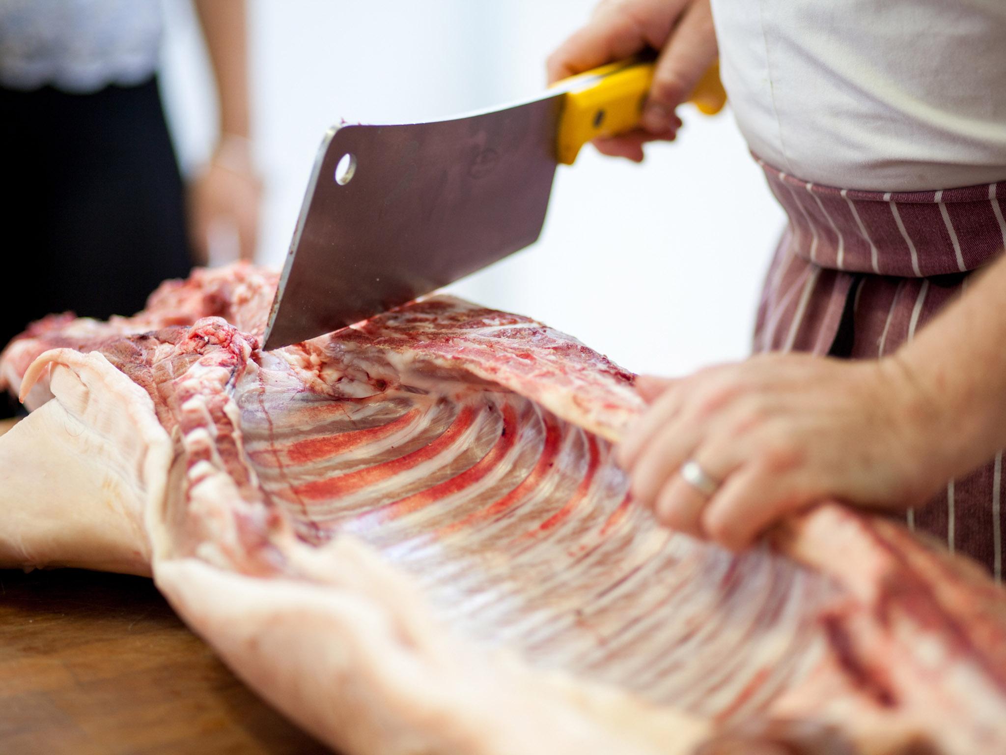 Hartstone, chef of La Fosse, uses as much of the pig carcass as possible