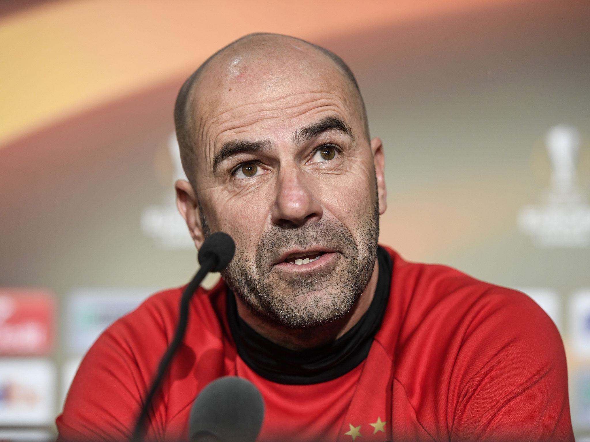 Peter Bosz is relaxed ahead of Ajax's clash with Manchester United