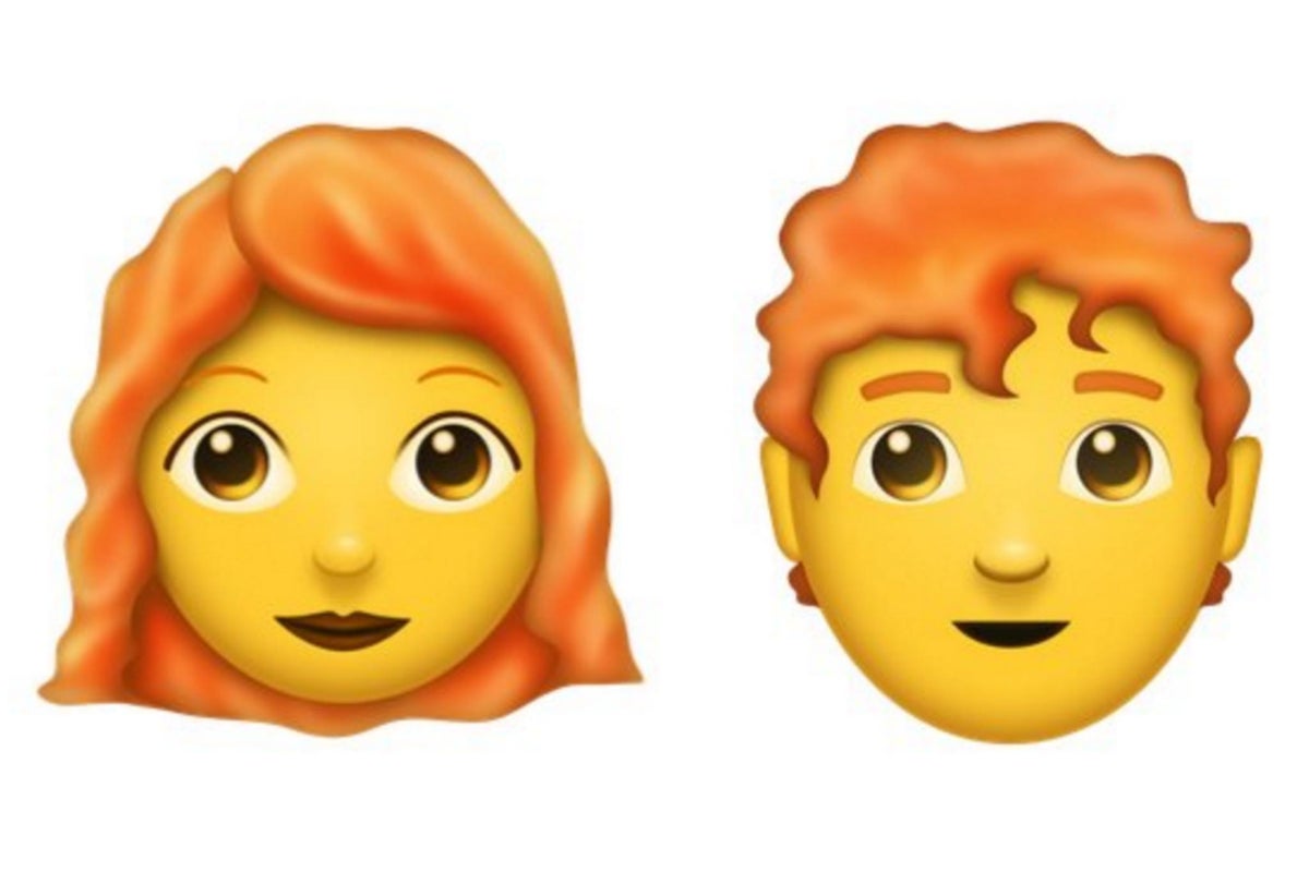 Ginger emoji designs revealed ahead of planned launch | The Independent ...
