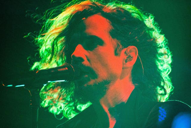 Chris Cornell performing at Fort Rock Music Festival, Fort Myers, USA 18 days before his death