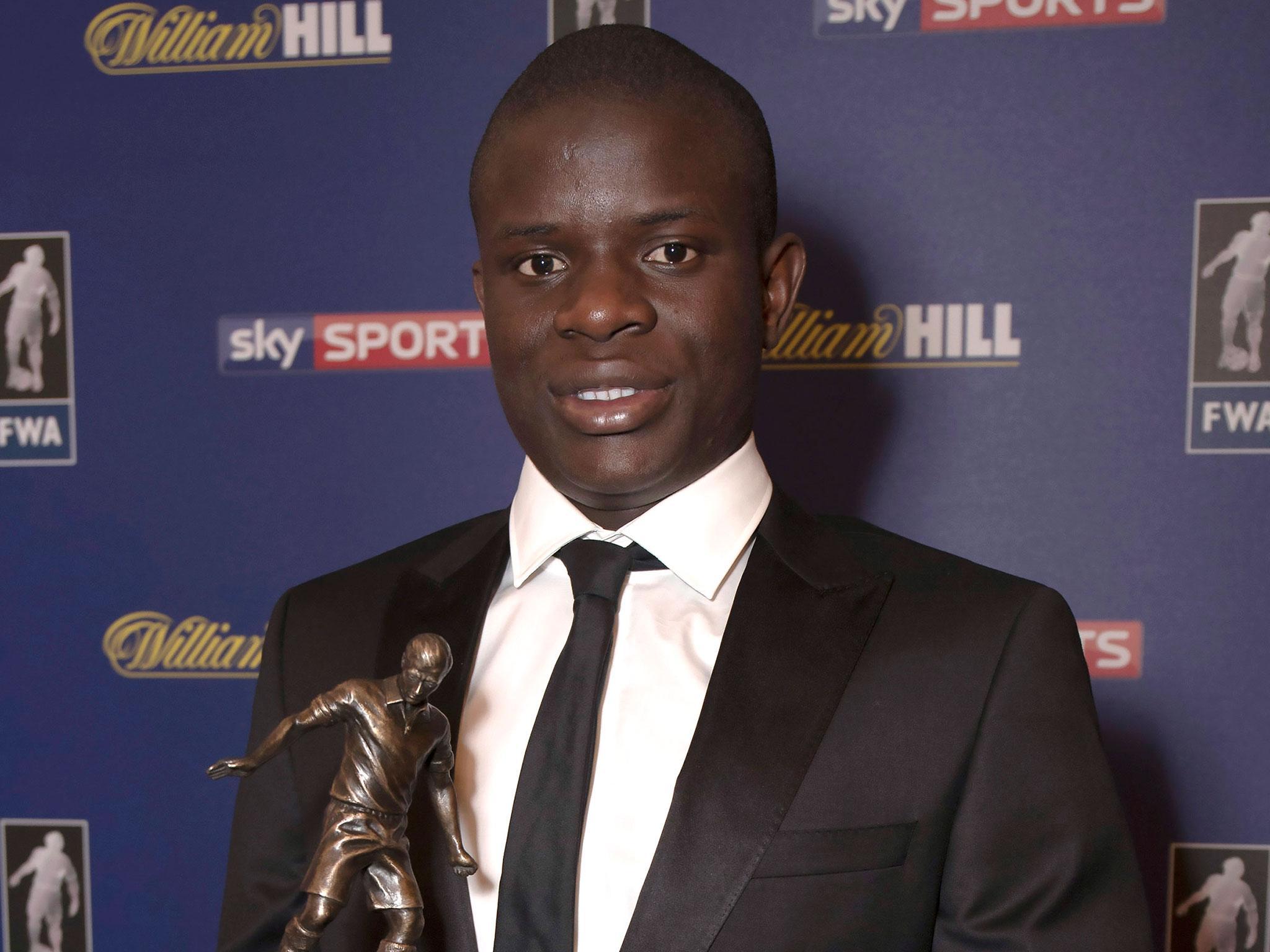N'Golo Kante added another individual award after a fine first season for Chelsea
