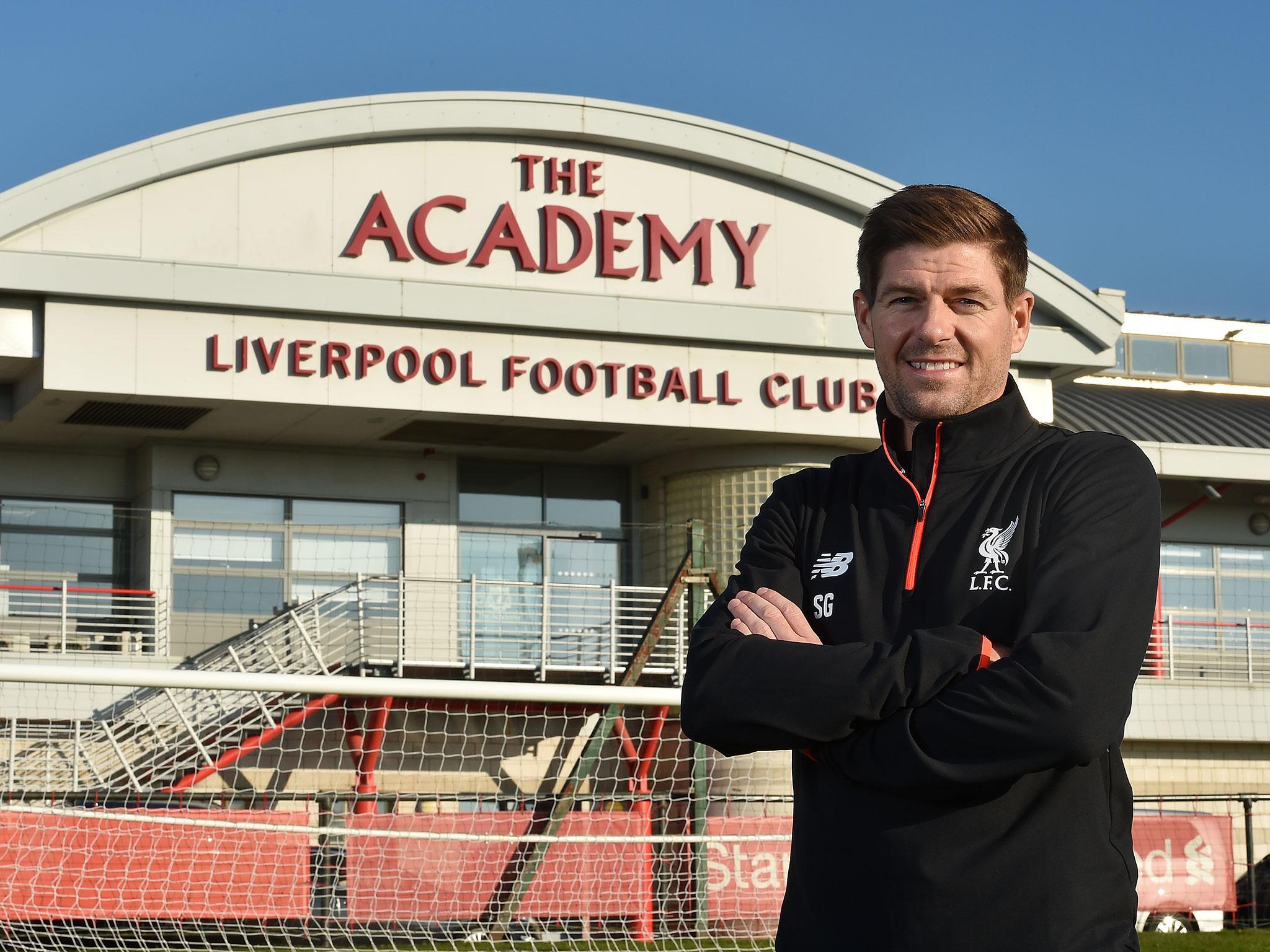Steven Gerrard is part of the Liverpool coaching set-up