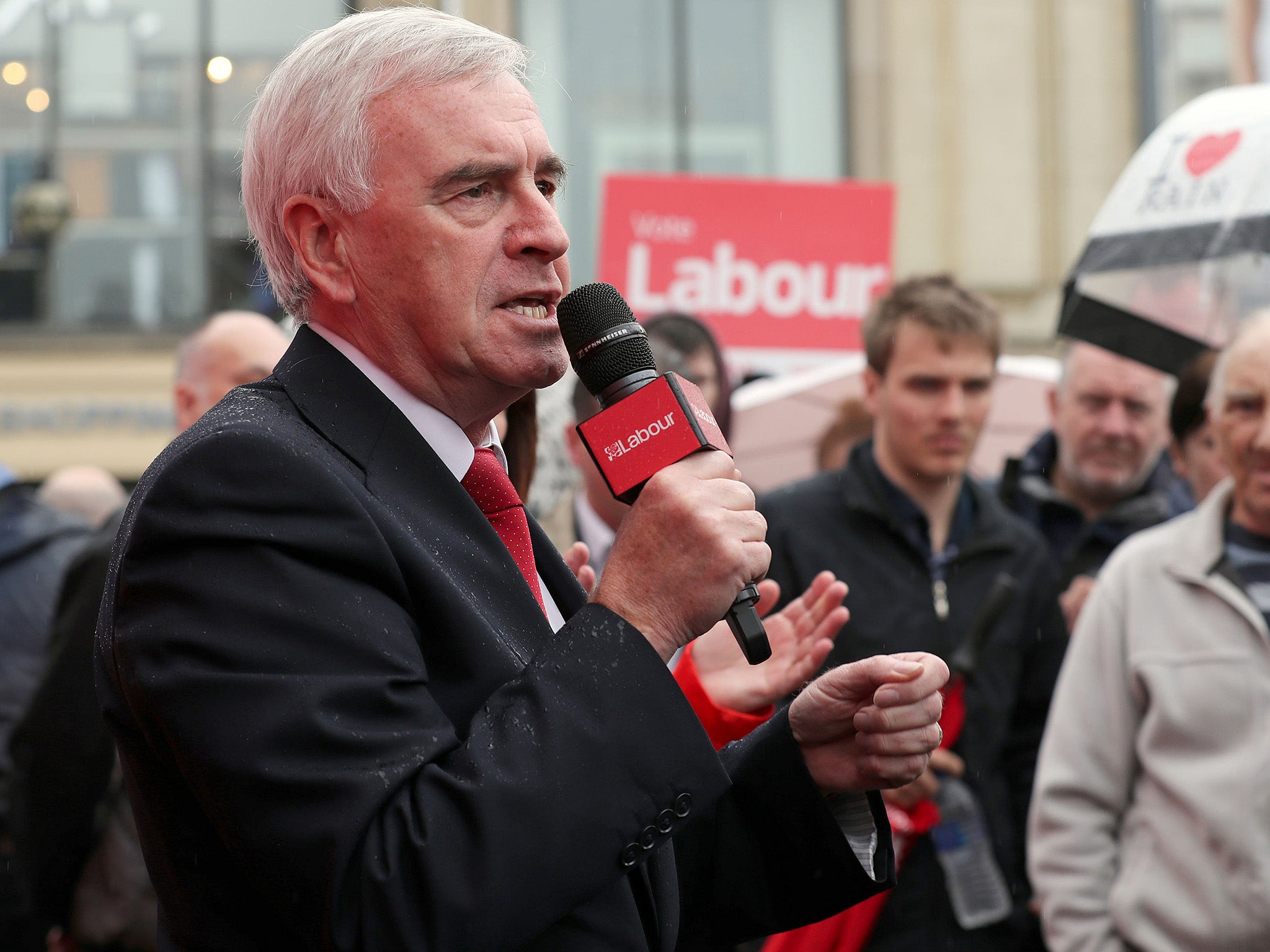 Labour budget calculations will include economic impact of climate change, says John McDonnell