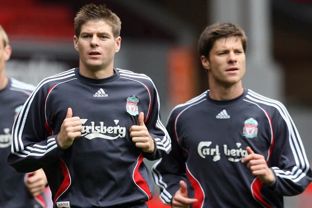 Steven Gerrard and Xabi Alonso formed a formidable partnership at Liverpool between 2004 and 2009