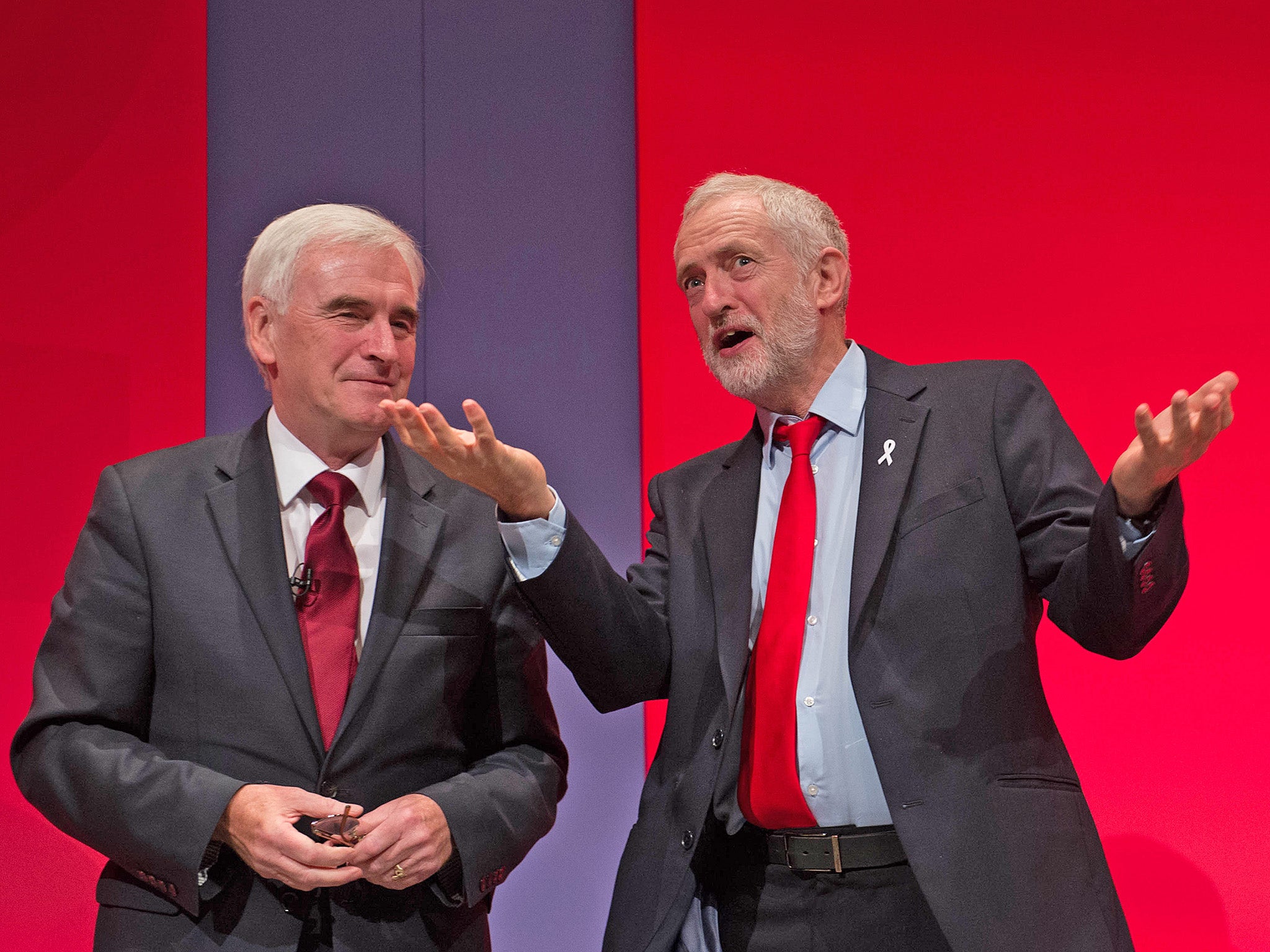 ‘People now understand what Jeremy Corbyn is as an individual,’ said the Shadow Chancellor