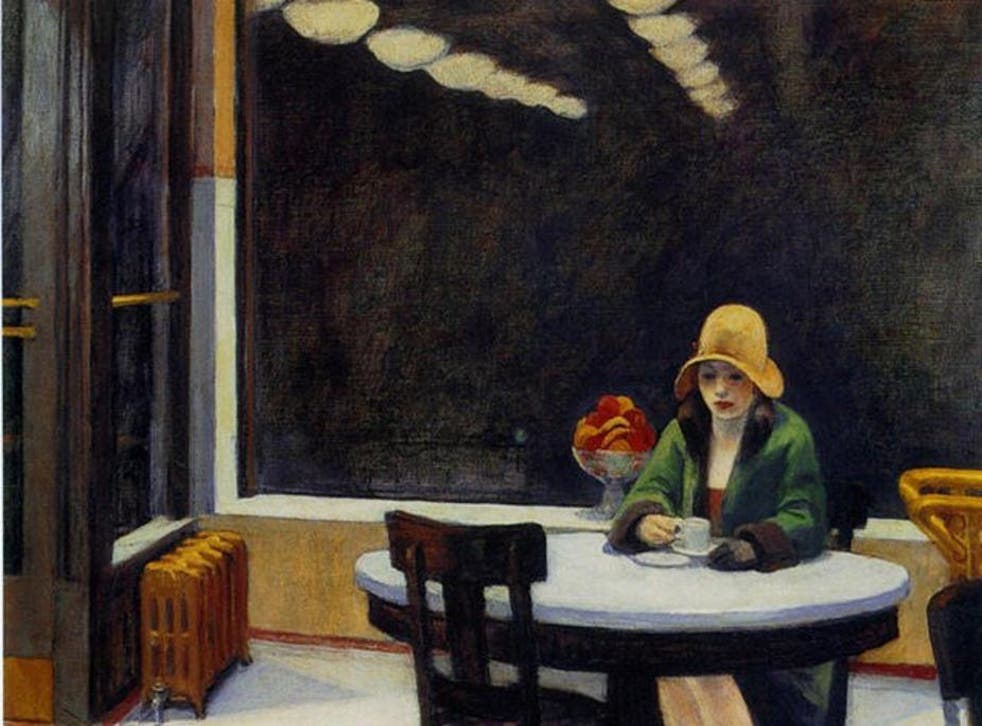 ‘Automat’ (1927): with vivid colours against dark shades, Hopper had a knack for capturing humanity’s default state of isolation 