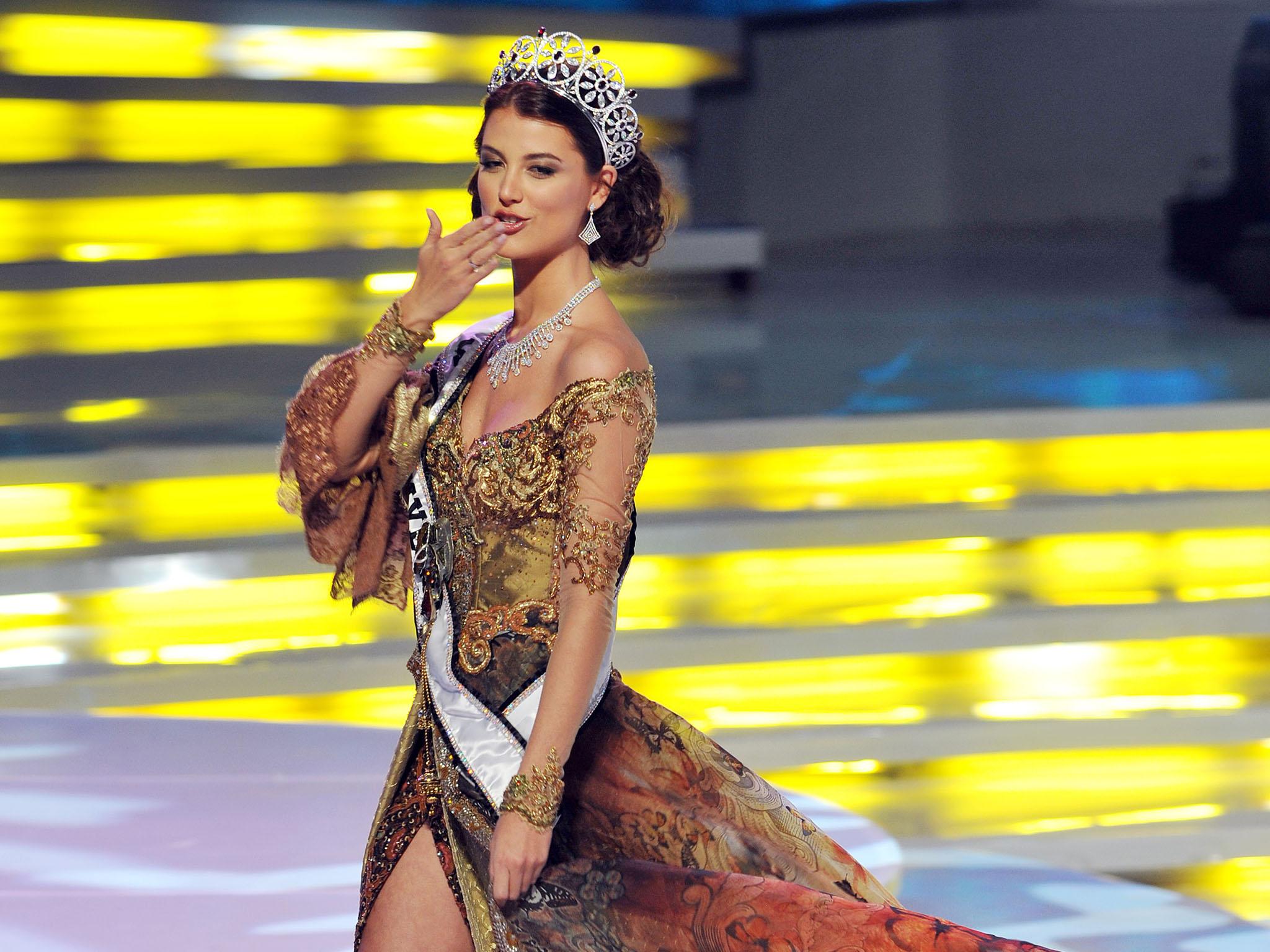 Miss Universe Stefania Fernandez of Venezuela in 2009, when the country was still riding high