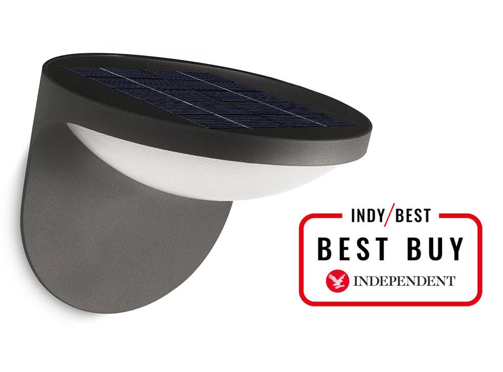 8 Best Solar Powered Lights The Independent - Best Solar Powered Outside Wall Lights