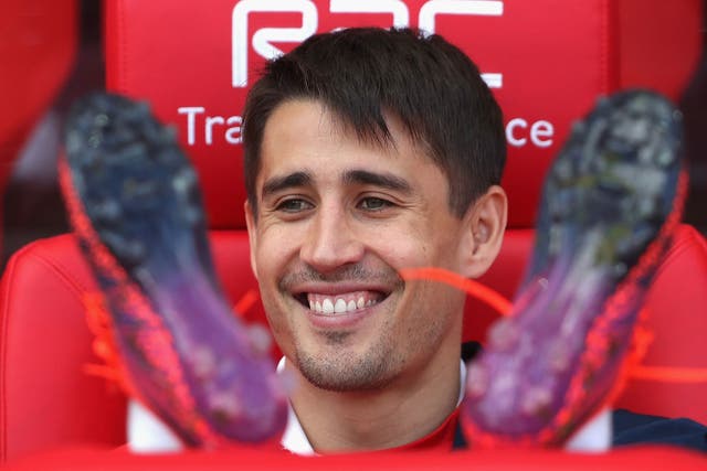 "I'm relaxed about my future," says Bojan, who returns to Stoke for talks this week