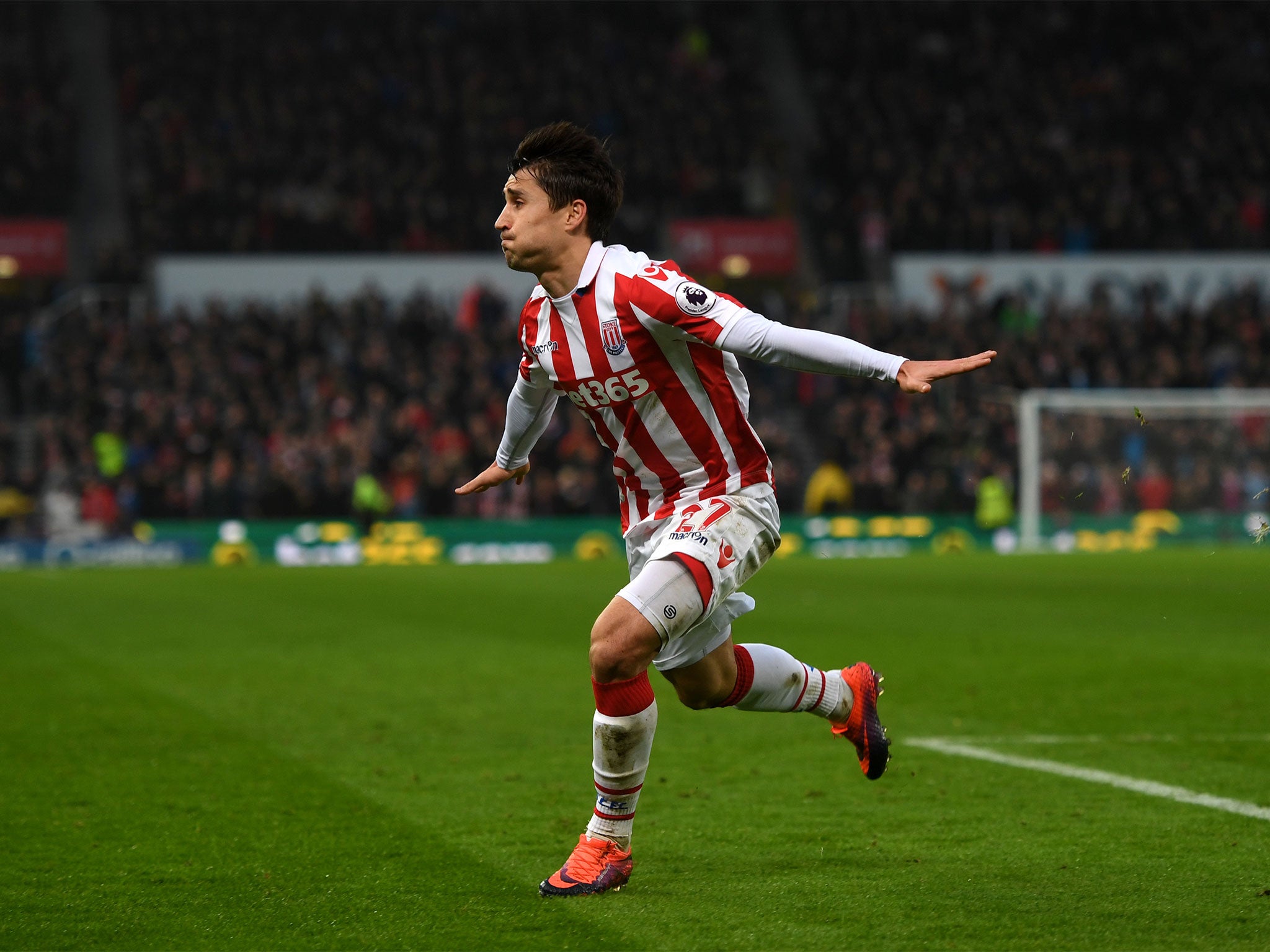 
Bojan in action for Stoke 
