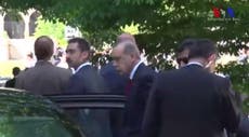 Erdogan caught on camera watching bodyguards beat up protesters in DC