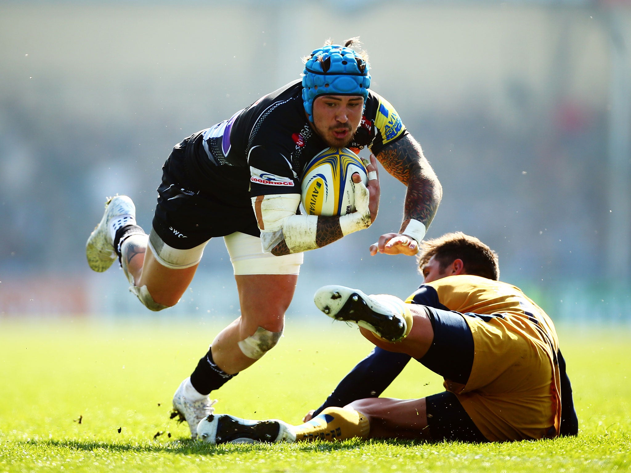 Exeter Chiefs will hope to avenge their defeat by Saracens in last year's Premiership final