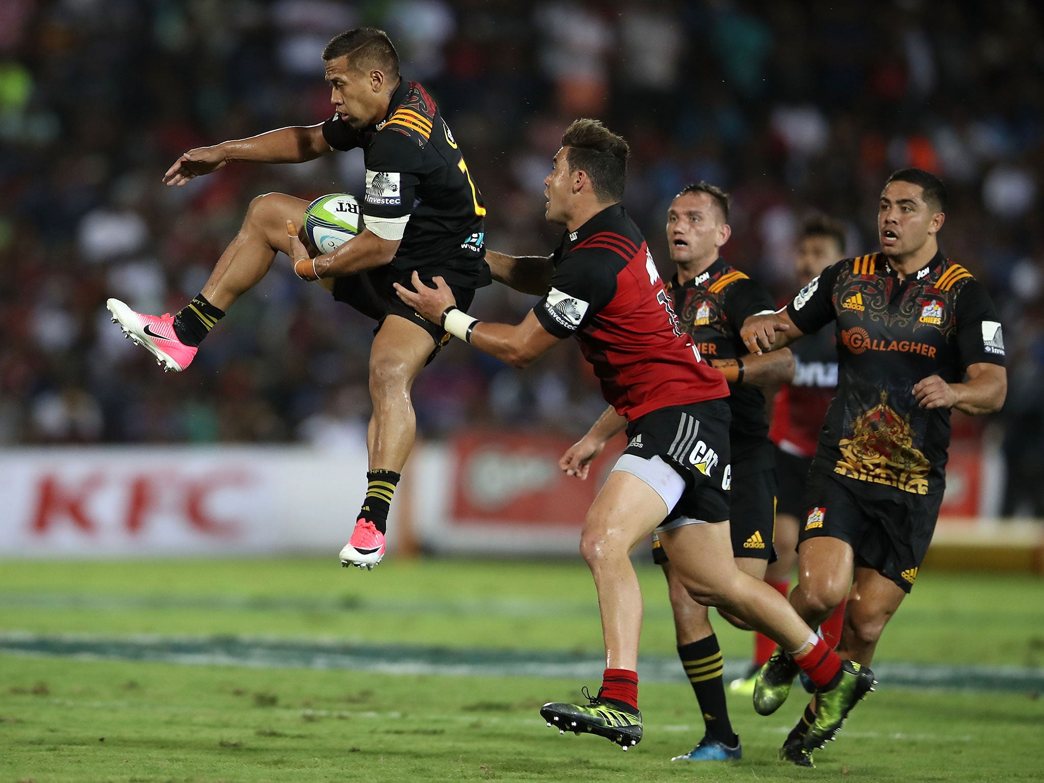 Tim Nanai-Williams scored for Chiefs but it was not enough to beat the Crusaders