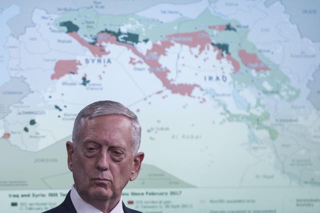 The battle against Isis has shifted from attrition to 'annihilation' tactics, US Defence Secretary General James Mattis said