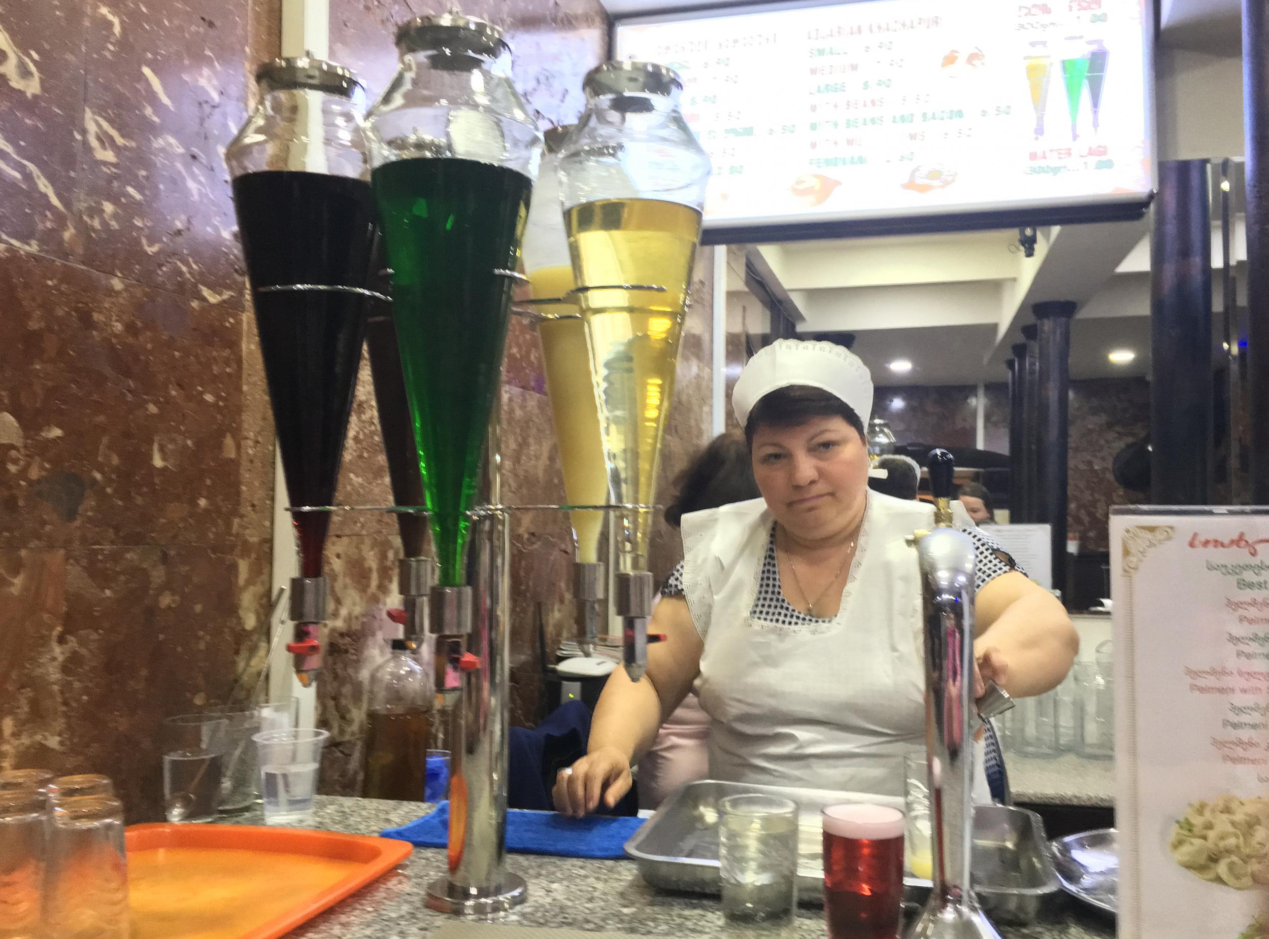 A Georgian soda fountain