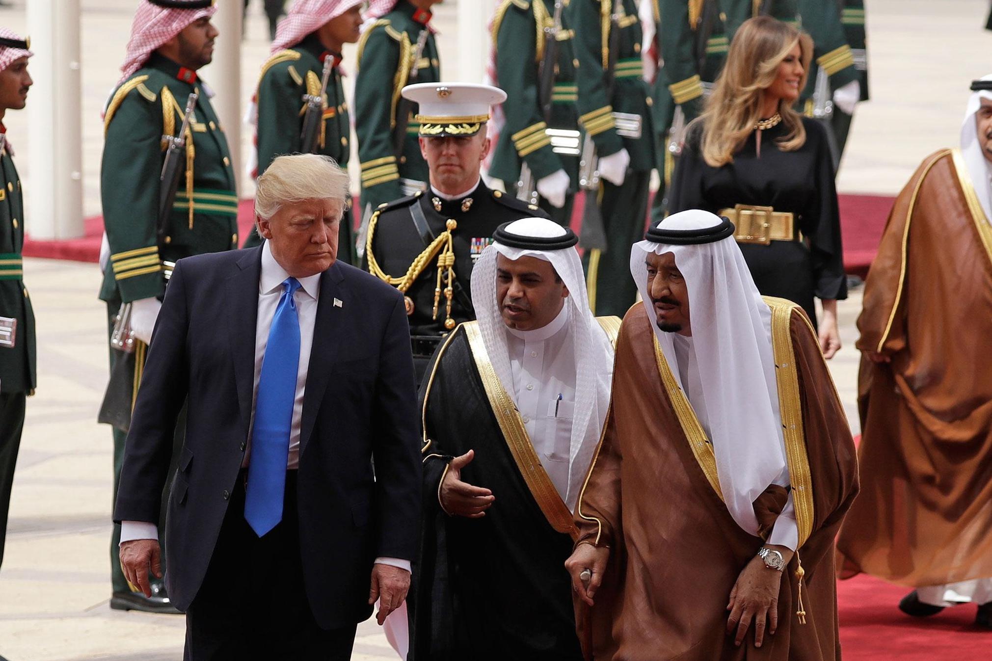 Image result for photos of trump in saudi arabia