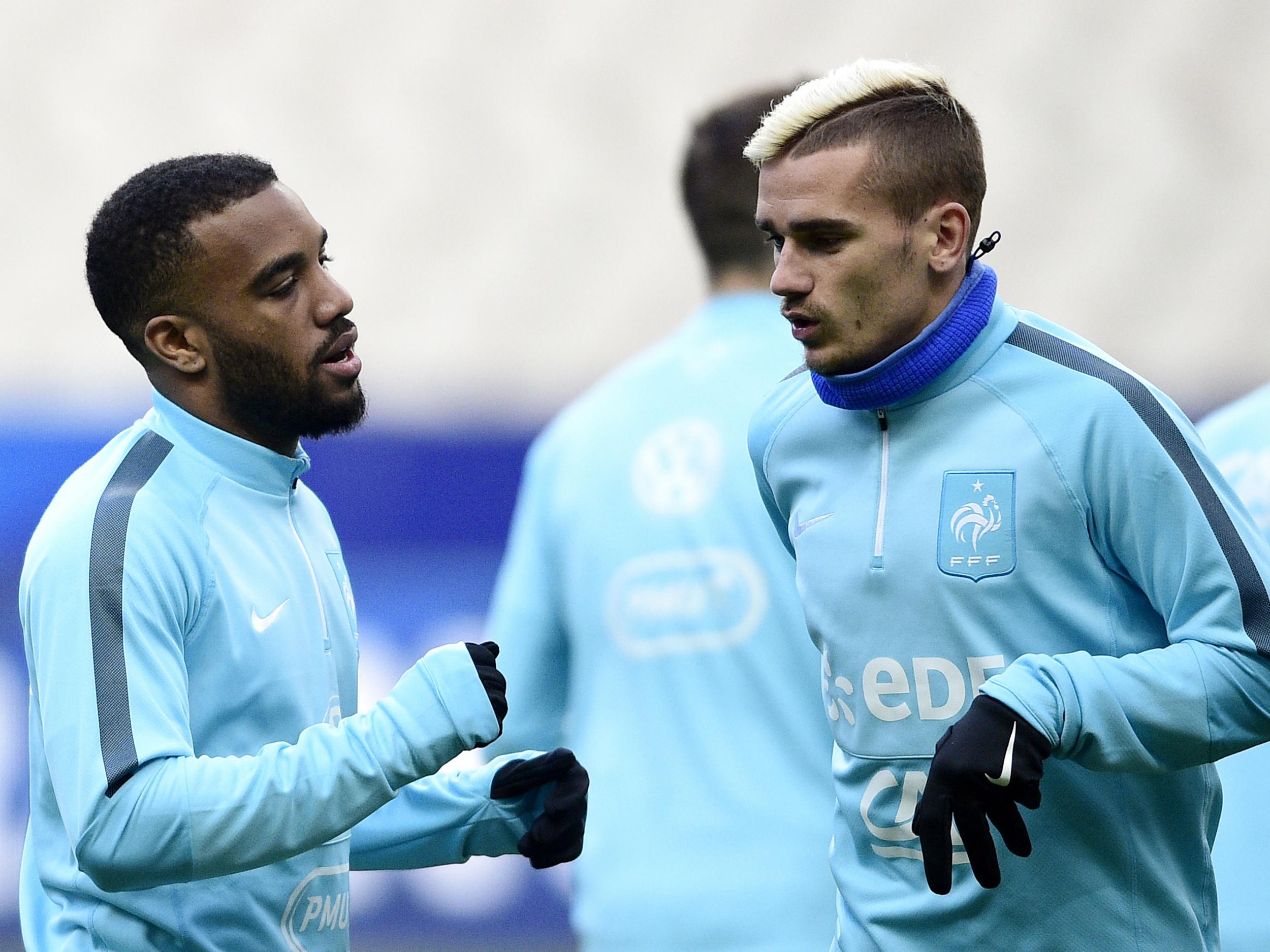 Lacazette would love to reunite with Griezmann