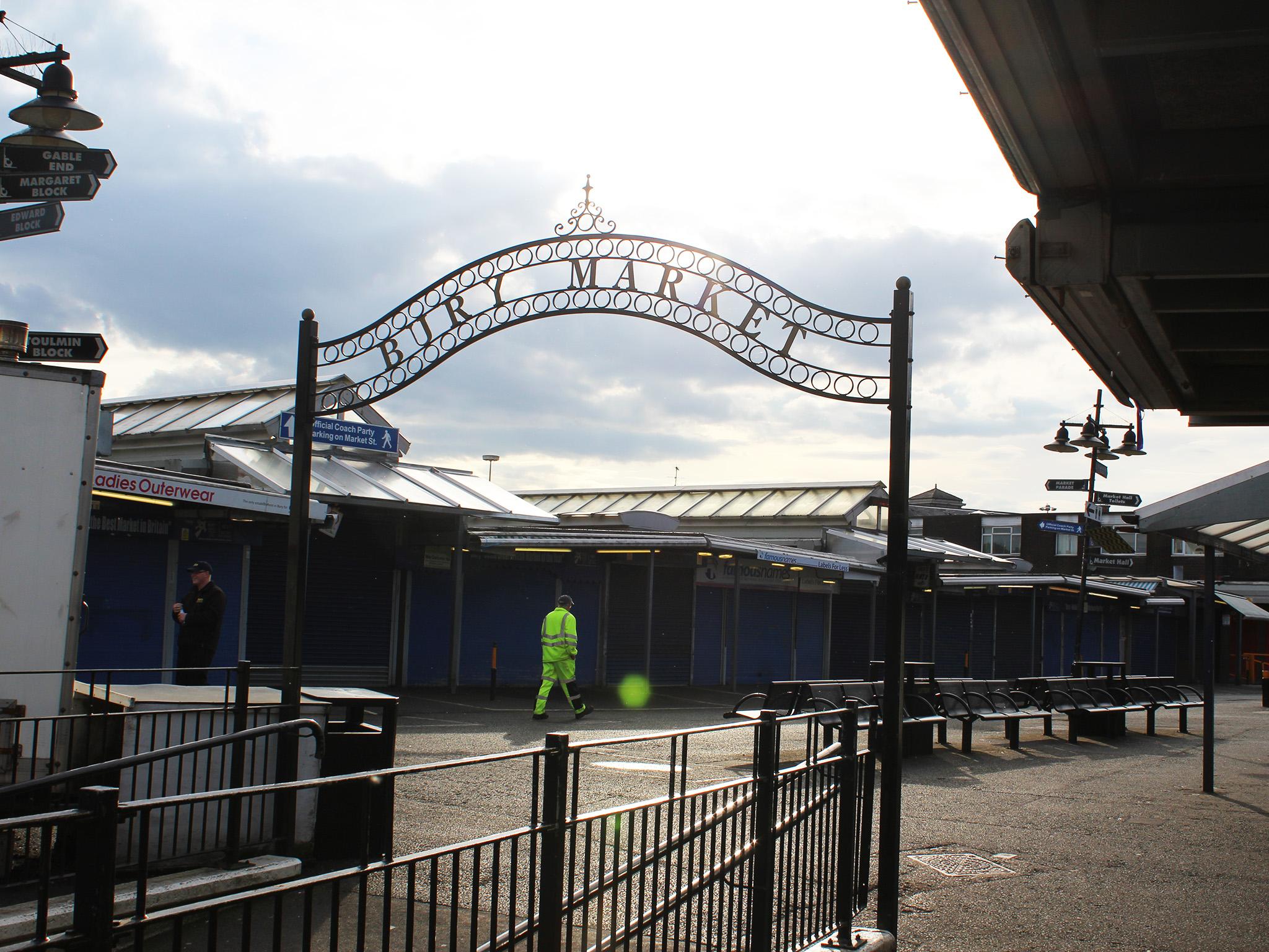 &#13;
Bury market &#13;