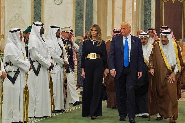 Mr Trump's speech was written by architect of failed Muslim ban, Stephen Miller