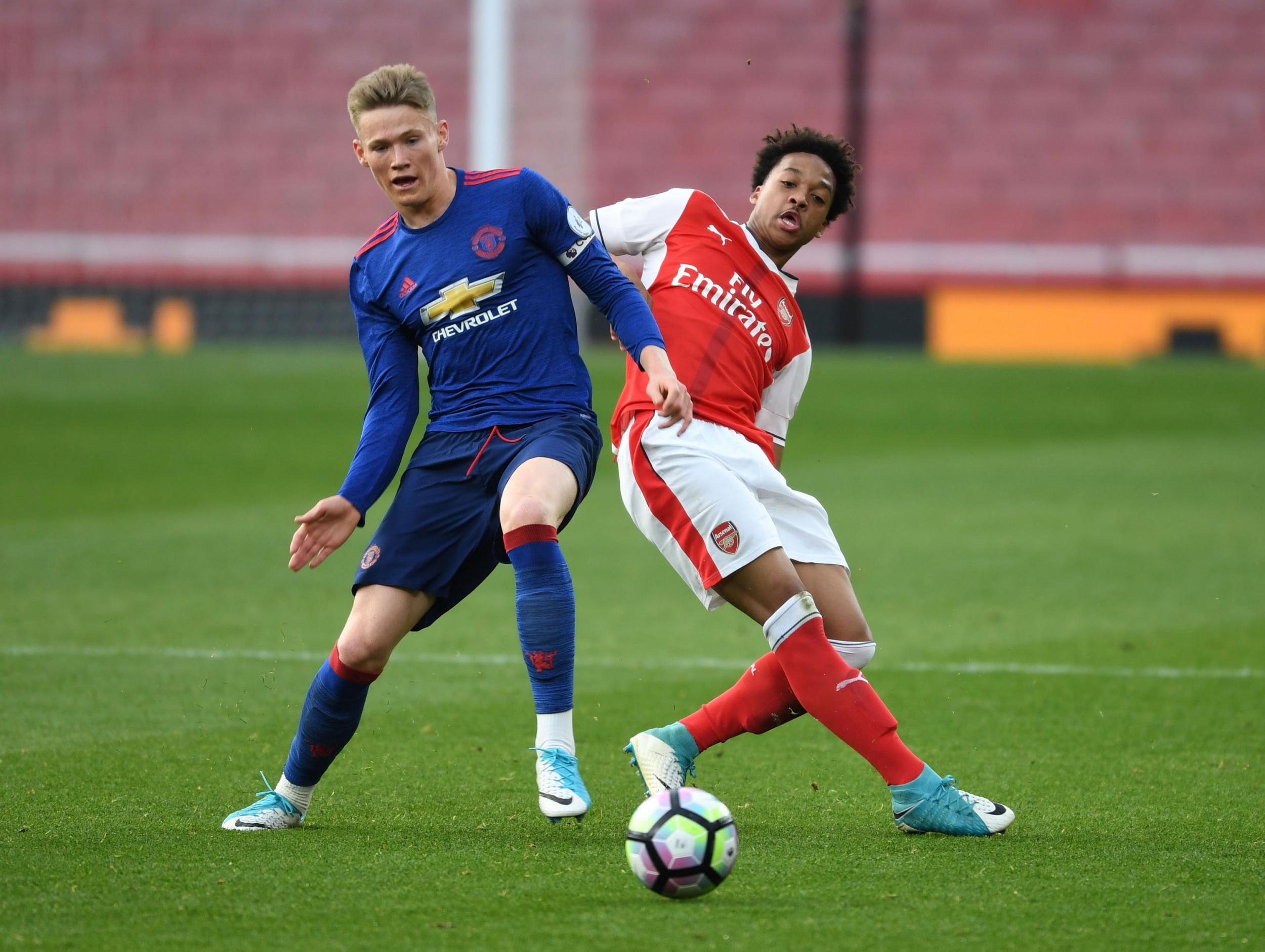 Scott McTominay has captained United's PL 2 side