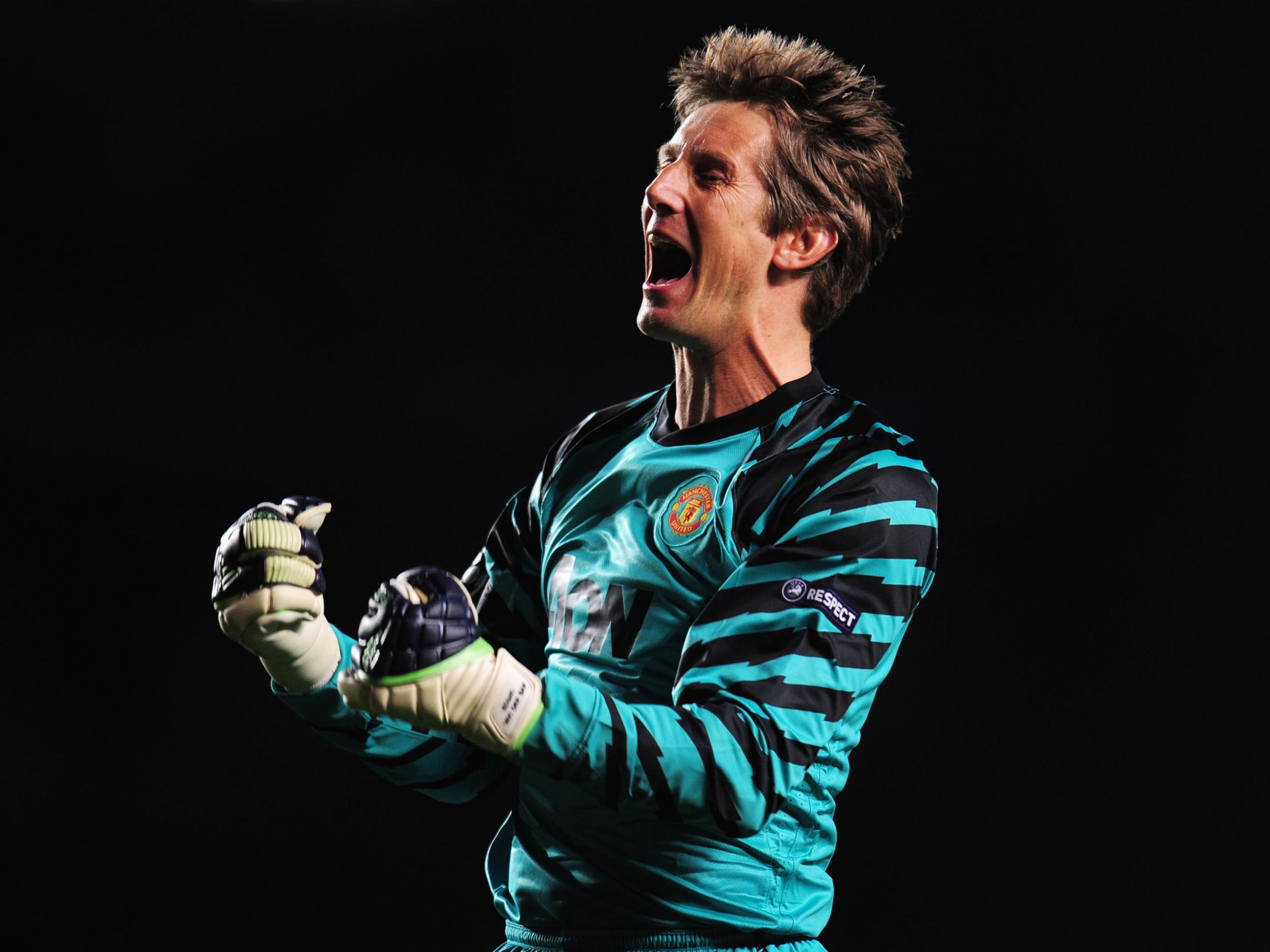 The Dutch goalkeeper won the Champions League while at United