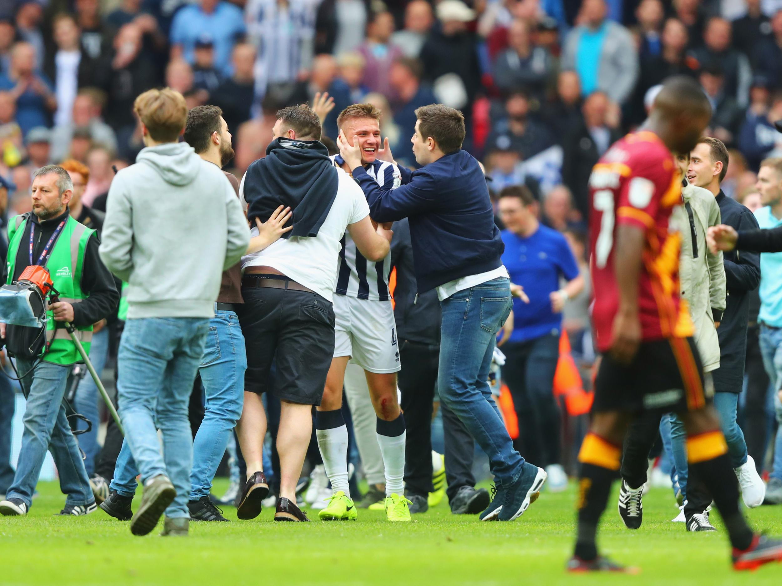 Morison was furious with the supporters who ran onto the pitch