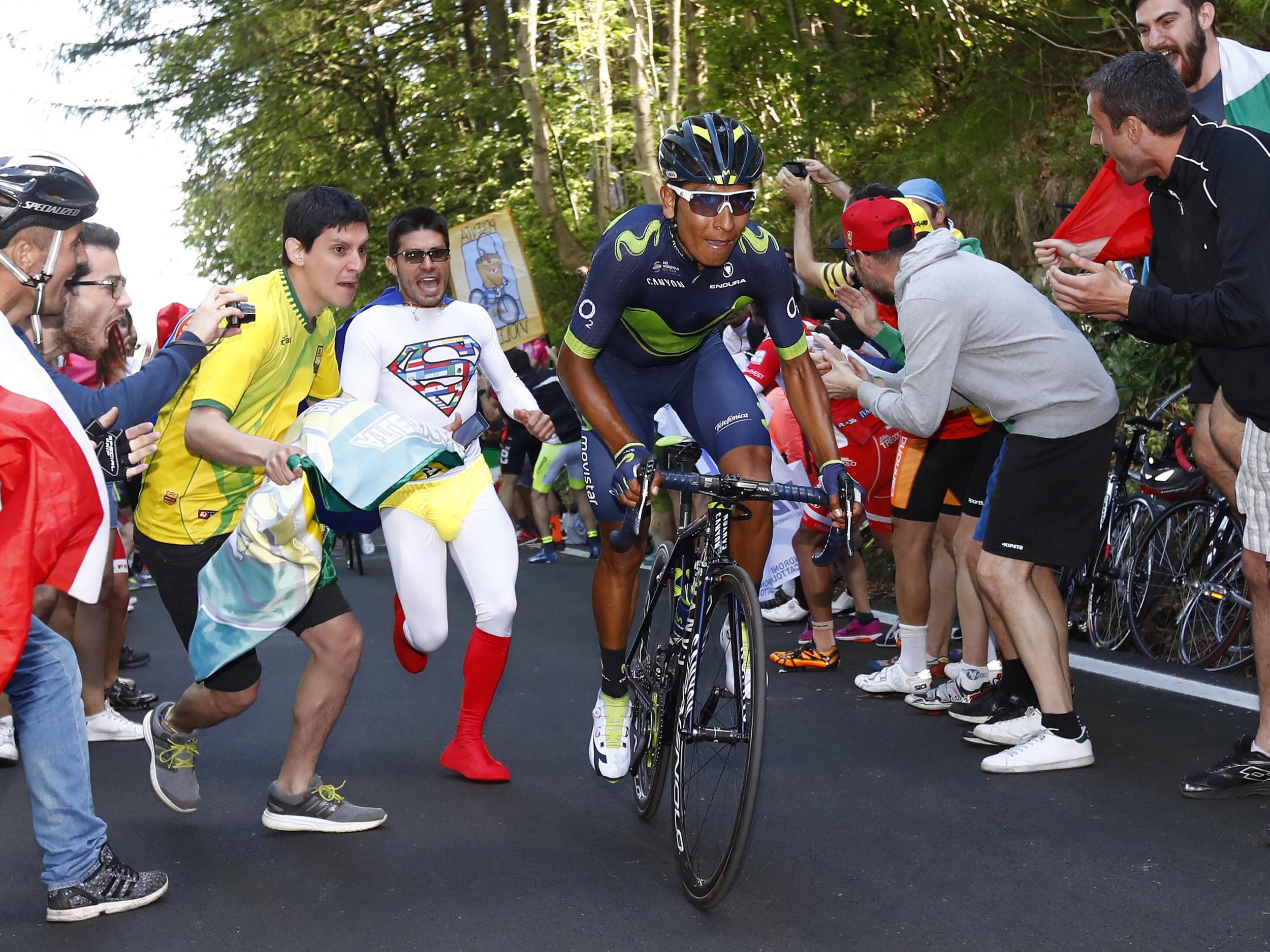 Quintana launched a breakaway but ran out of gas