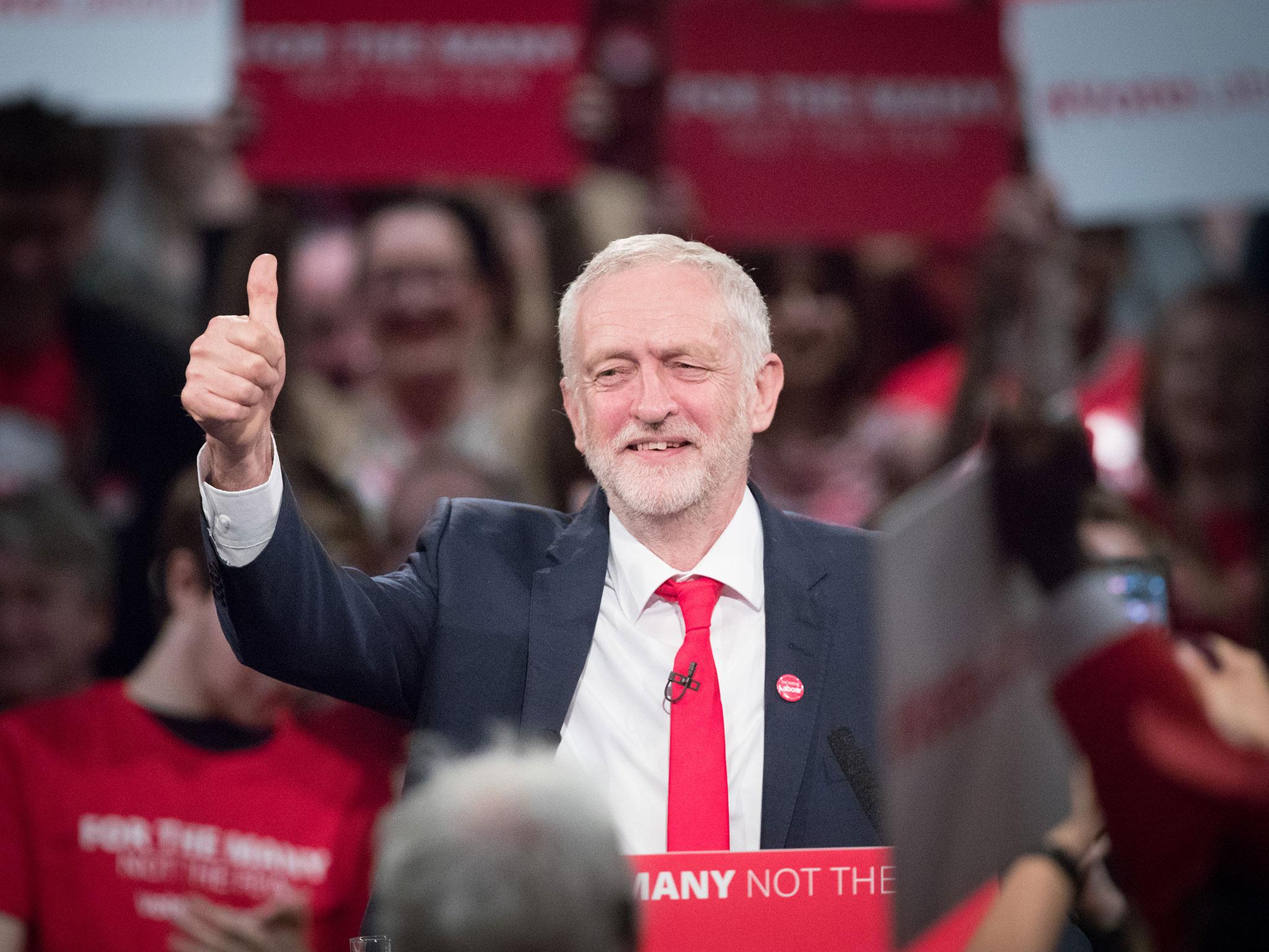 Party has made consistent gains in recent weeks as leader Jeremy Corbyn claimed his message was finally getting through to voters