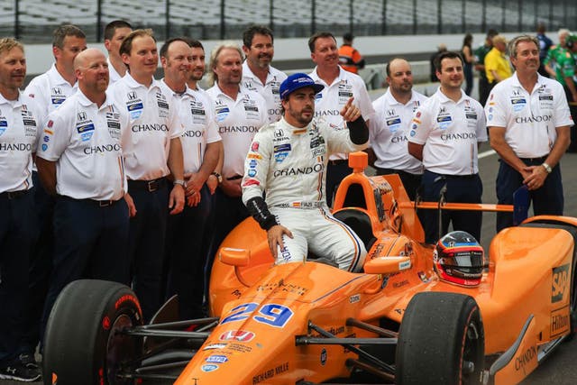 Fernando Alonso finished seventh at Indy 500 qualifying to reach the Fast Nine