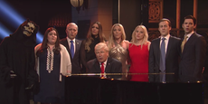 Baldwin's Trump joined by special guests on SNL to sing 'Hallelujah'