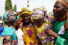 Dozens of Chibok girls reunited with their families after years apart