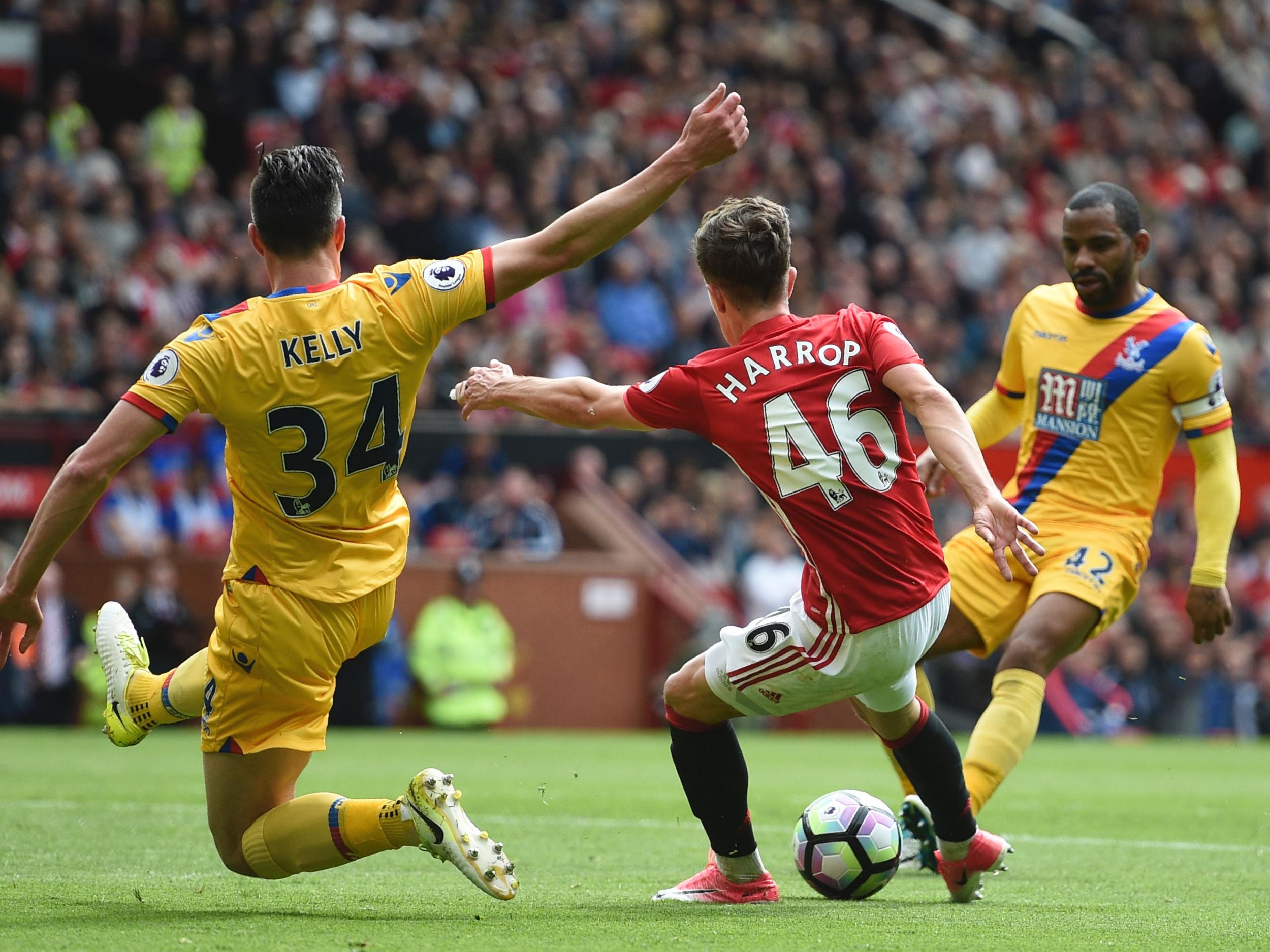 Josh Harrop opened the scoring as United finished with a win