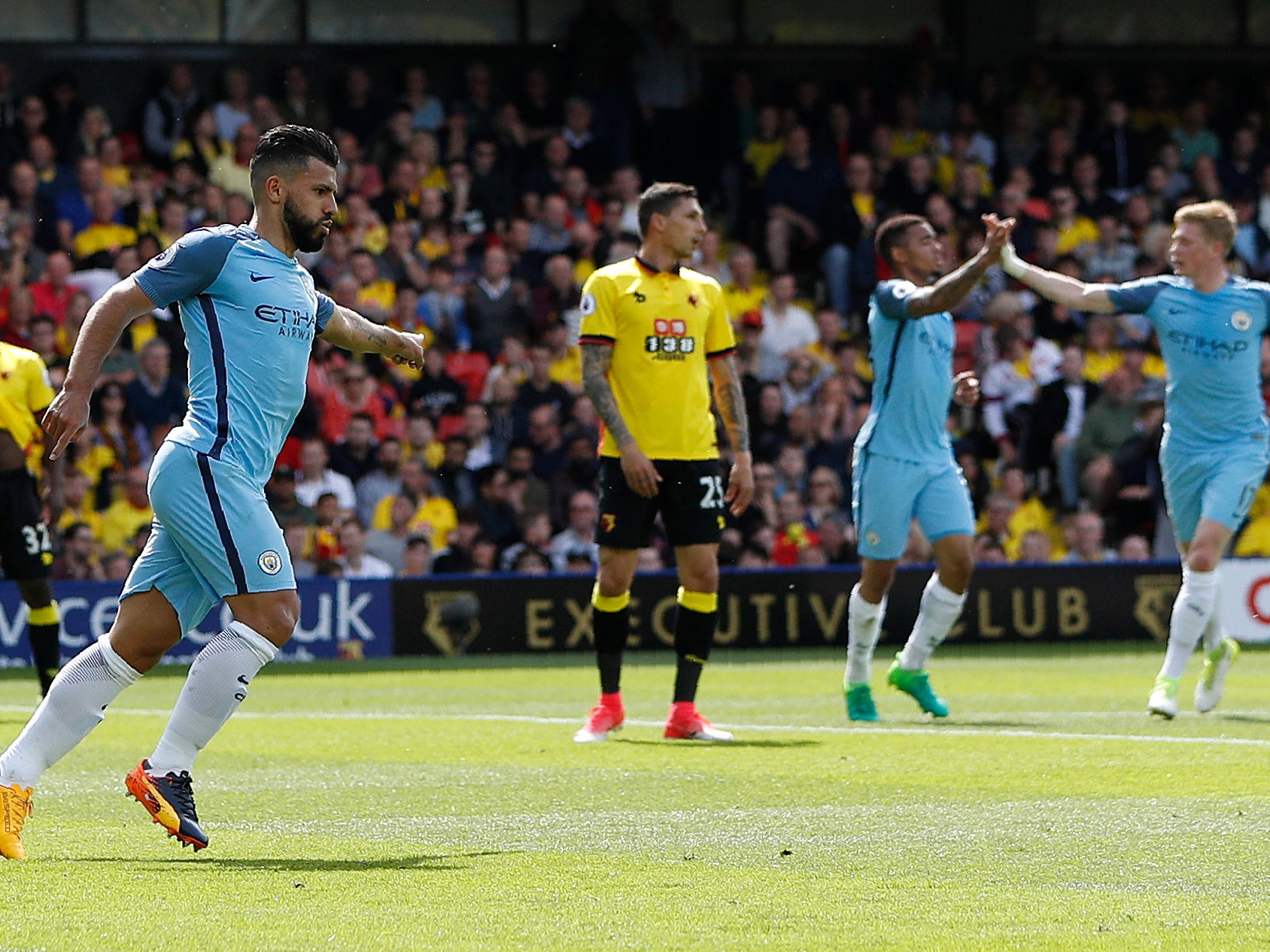 Aguero inflicted more misery on Watford