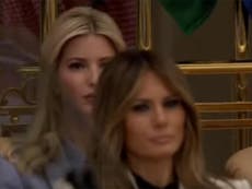 Melania and Ivanka Trump did not wear headscarves for Saudi speech