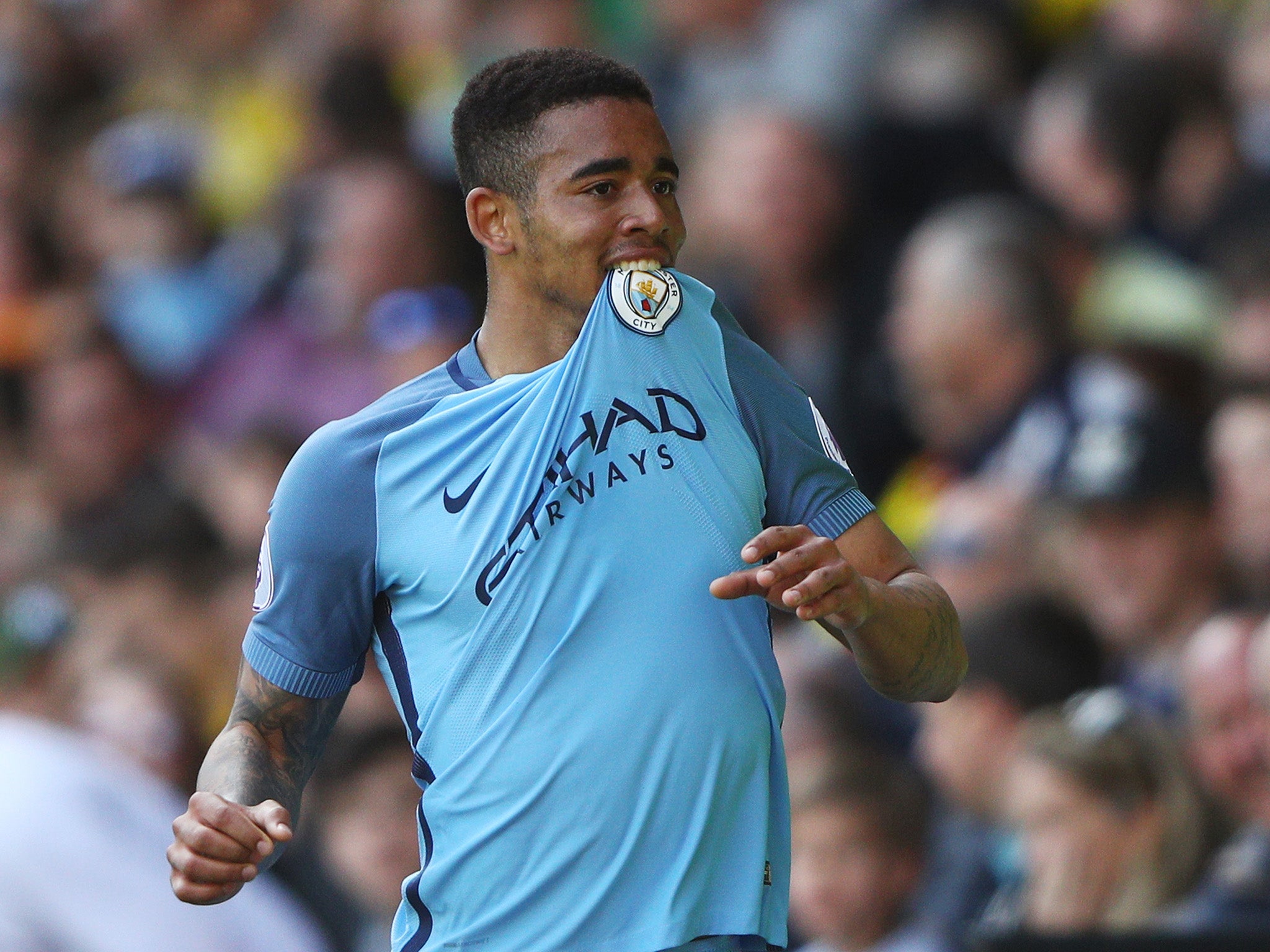 Gabriel Jesus showed he and Sergio Aguero could play together