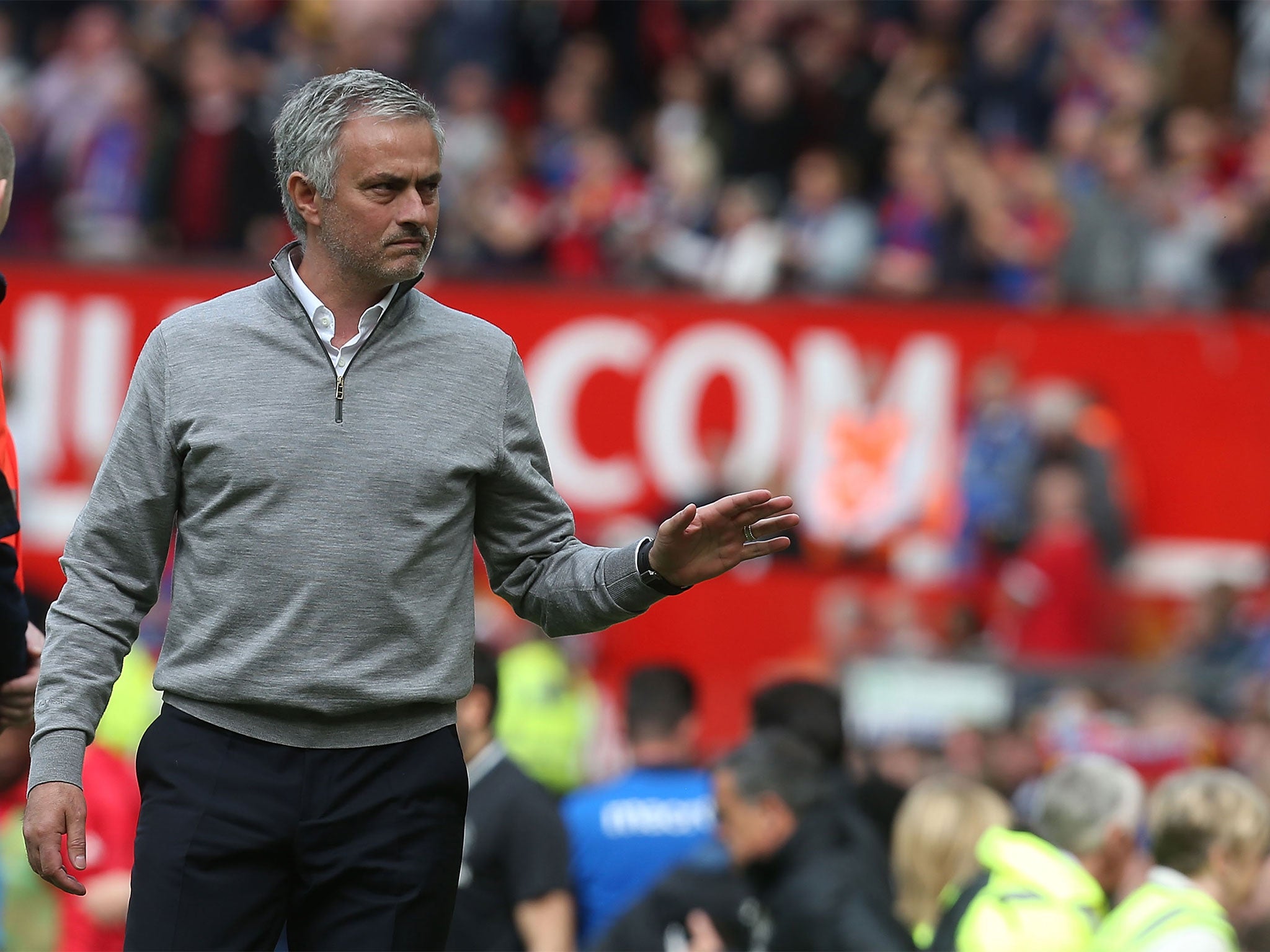 Jose Mourinho was in no mood for talking despite a win over Palace