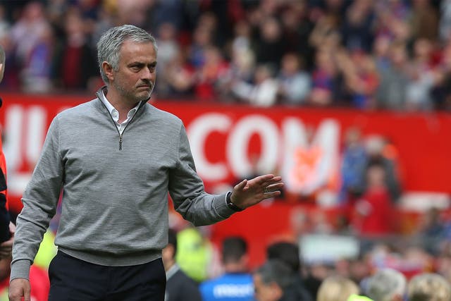 Jose Mourinho was in no mood for talking despite a win over Palace