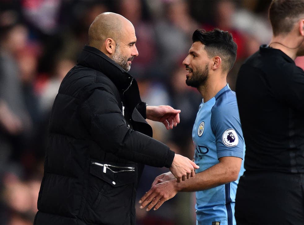 Pep Guardiola and Sergio Aguero will be together next season once more